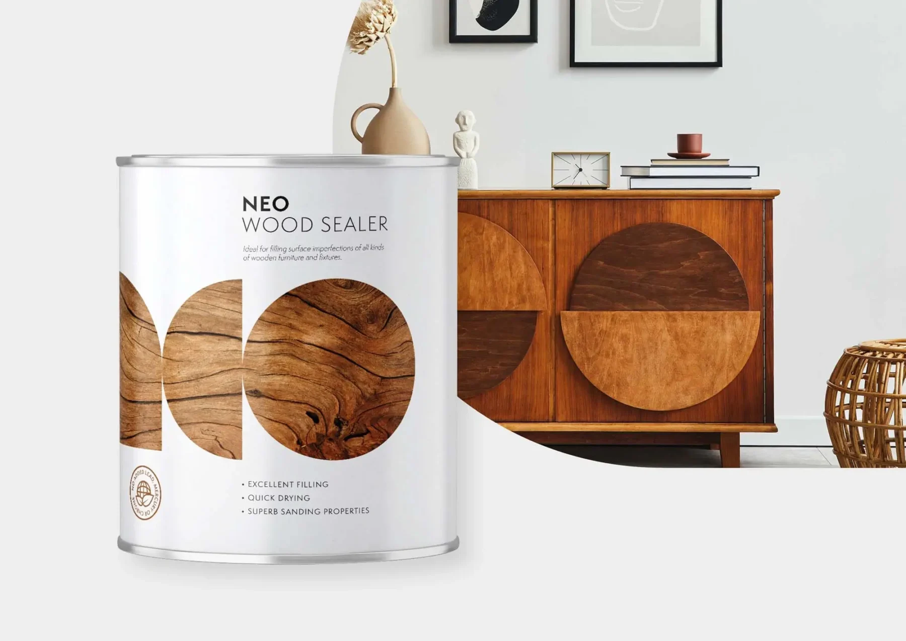 A Neo wood sealer promotional image